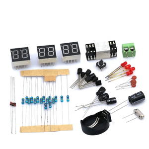 DIY <strong>Kits</strong> AT89C2051 Electronic Clock Digital Tube LED Display Suite Electronic Module Parts and Components DC 9V - 12V - Product Image 2