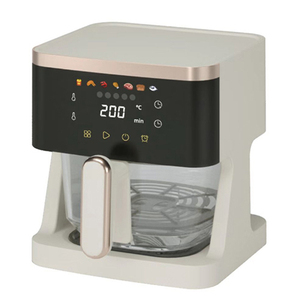 1350 Watts Electric 4.5 Liter Digital Touchscreen Display Glass Pot Air Fryer With <strong>Timer</strong> <strong>and</strong> <strong>Temperature</strong> <strong>control</strong> - Product Image 1