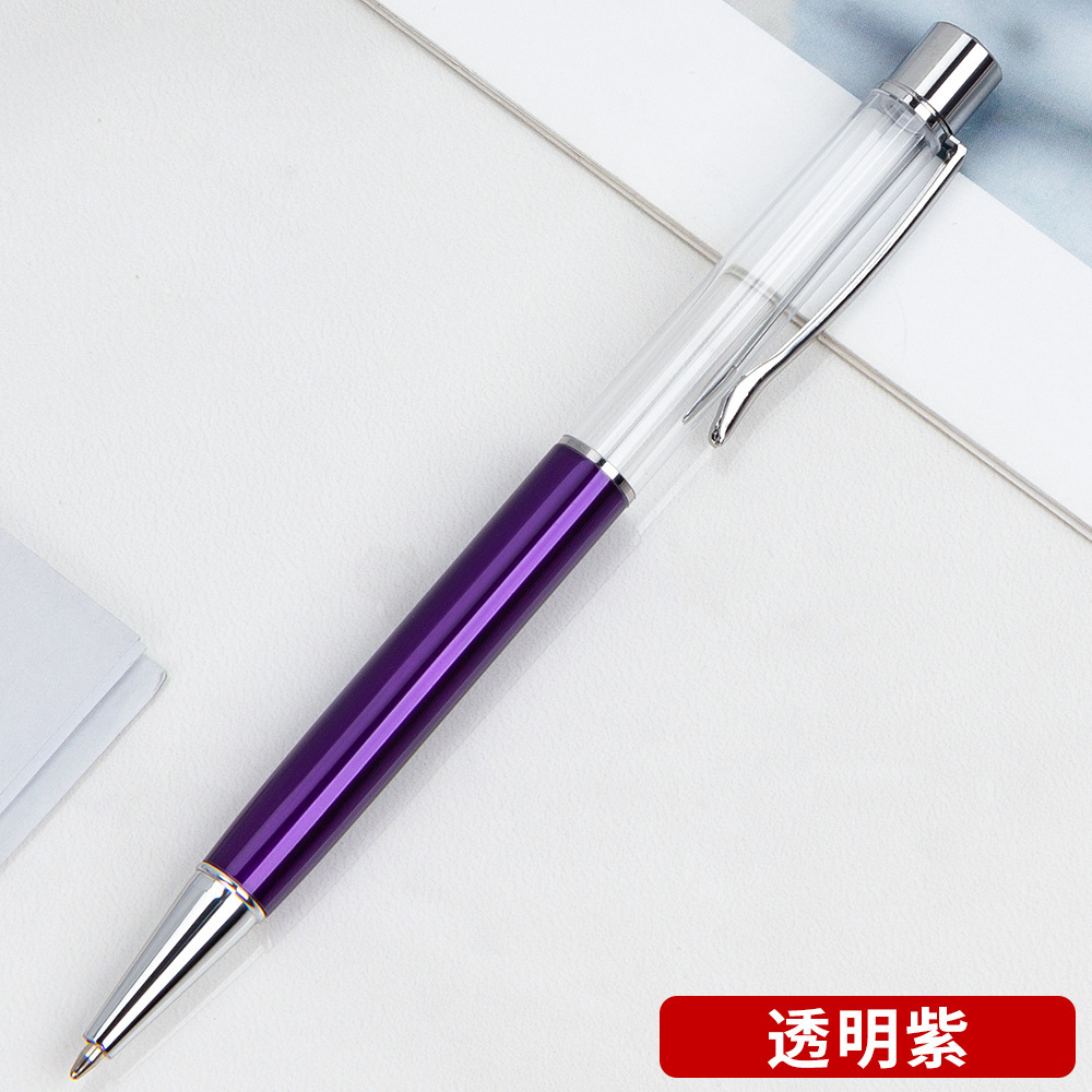 Transparent purple (silver with top diamond)