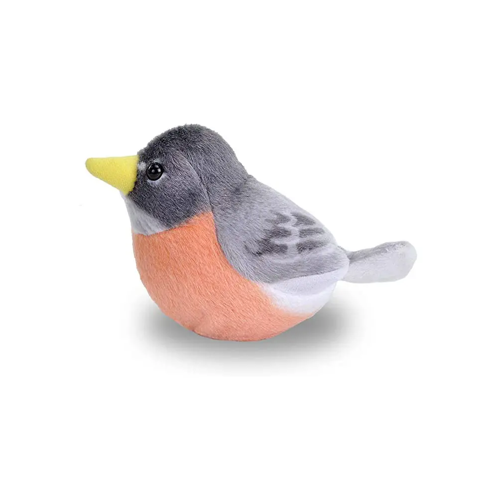 7009 развивающая игрушка на заказ, милая плюшевая птица, американская Робин, развивающая игрушка для детей, OEM & ODM