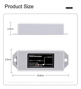 POE Extendar 100/1000Mbps IEEE 802. 3AF/AT 1 Entrada 2 Salida PoE Repetidor Extensor para cámara IP