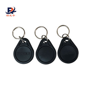 Çin fabrika erişim kontrol kartı mülkiyet anahtarlık kimlik düğme anahtar kartı M1 kart RFID anahtarlık - Product Image 5