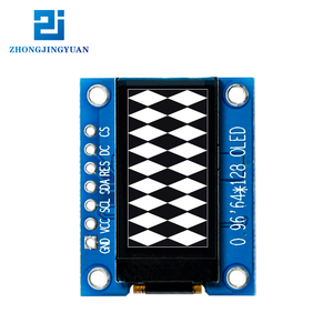 Modulo display OLED da 0.96 pollici 64x128 driver IC è SH107 interfaccia SPI/IIC display oled monocromatico - Product Image 3