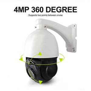 HD IP exterior 4MP Mini domo de velocidad PTZ 150M láser IR distancia 30x Zoom óptico HISEE APP CMOs P2P seguimiento automático red POE - Product Image 4