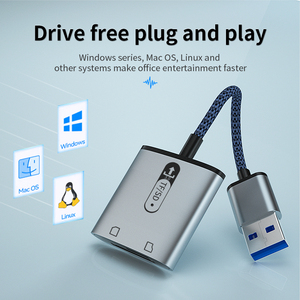 热销OTG读卡器usb 3.0多功能读卡器tf/sd 2合1双端口读卡器可同时读取 - Product Image 5