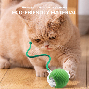 Lujosa Bola de juguete de lujo para gatos, movimiento automático, Rodante, Estrella mágica con purpurina, hierba gatera para gatos, juguete de movimiento interactivo para mascotas caminando - Product Image 3