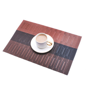 餐桌用耐用聚氯乙烯餐垫可洗防滑餐垫厨房用耐热餐垫 - Product Image 1