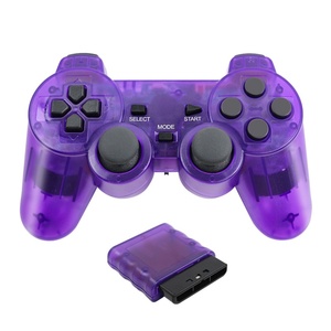 แป้นเกมไร้สาย2.4G โปร่งใสสำหรับ PS2รีโมทควบคุมจอยสติ๊กเกม Manette จอยแพดสำหรับเล่นเกม - Product Image 3