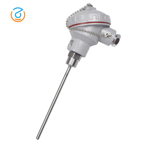 Conjunto de sensor de temperatura de resistencia térmica de platino Pt100, termopar blindado, transmisor de temperatura tipo K, de montaje de - Product Image 1