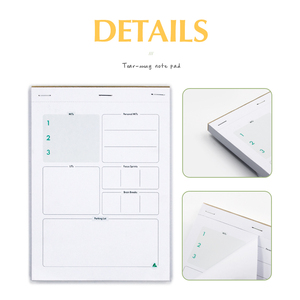 2025专业纸板印刷服务定制标志内页尺寸记事本每日每周计划记事本 - Product Image 3