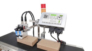 AIX Online Automatic Spray 6-Kopf-Thermotintenstrahldrucker Chargen ablaufdatum Code Inkjet-Codier maschine TIJ-Drucker