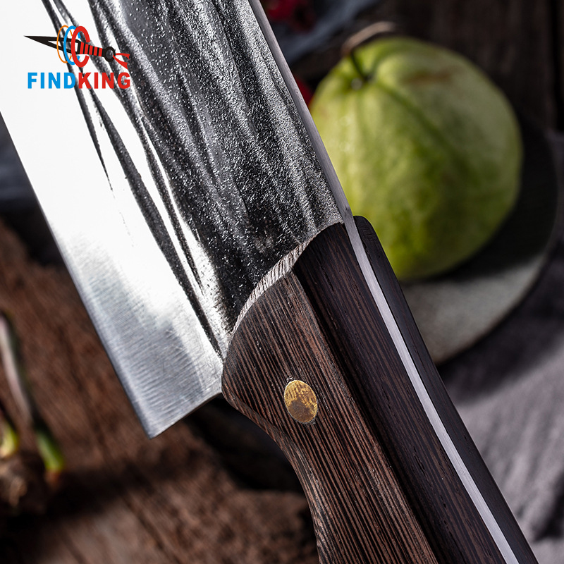 Ultra Sharp 3mm Blade Full Tang Forged High-carbon Steel Wenge Wood Handle Kitchen Knives Chinese Chef Cleaver Butcher Knife