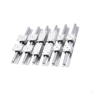 <strong>CNC</strong> Aluminum Round <strong>Linear</strong> <strong>Guide</strong> Rail SBR12 16 20 22 25 28 30 and <strong>Linear</strong> Slide Block SBR12UU SBR12LUU - Product Image 6
