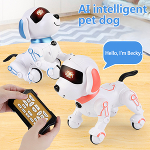 Großhandel ABS Kunststoff Smart Robot Spielzeug für Kinder Light Music Education Model Interaktiver fern gesteuerter Roboter