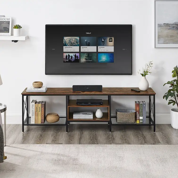 Подставка для телевизора с шкафом для хранения для гостиной, телевизионные подставки для развлекательного центра, стол для телевизионной консоли