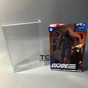 TCG temizle UV koruma akrilik durumda slayt kapak tasarımı ile Star Wars GI Joe Indiana Jones rakamlar akrilik vitrin - Product Image 5