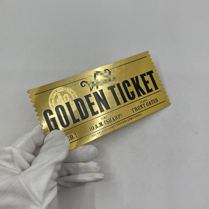 บัตรของขวัญช็อคโกแลตสีทองลาย willy-Wonka Charlie พร้อมเทคนิคการชุบสีทอง - Product Image 4