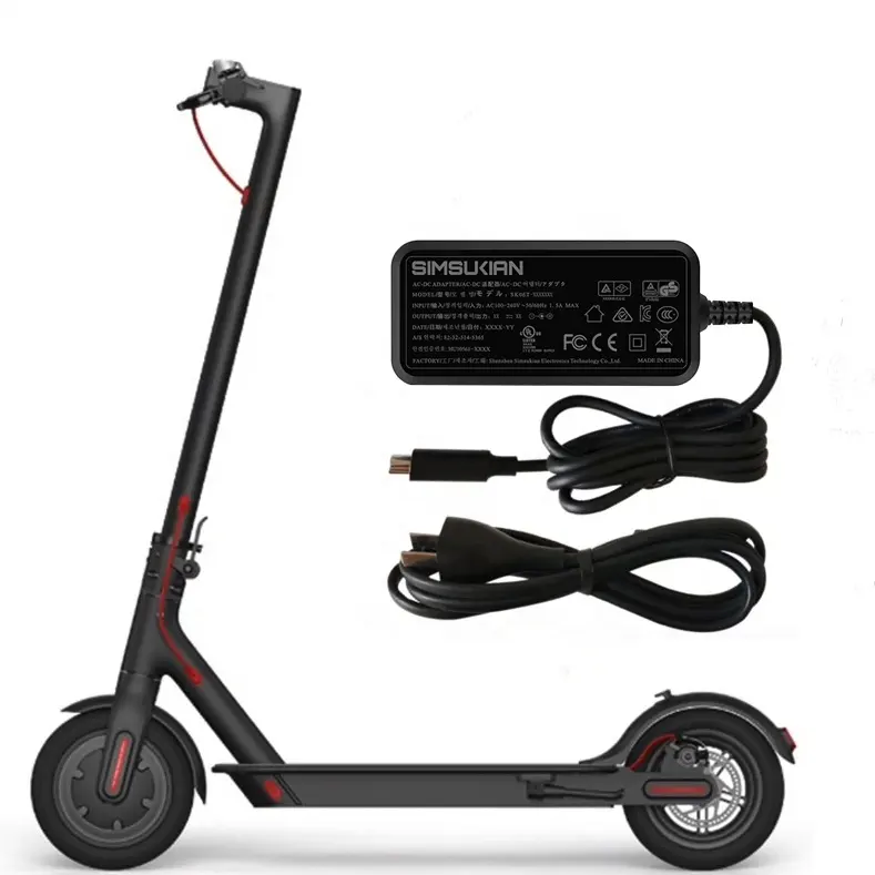 Cargador de batería para bicicleta eléctrica, cargador para patinete eléctrico