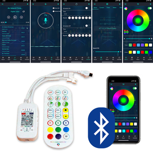 Magic Home 12V RGB Wifi Music Controller 24Key 16 Millionen Farben mit Timer-Modus Für 5050 2835 LED-Streifen kompatibel mit Alexa - Product Image 3