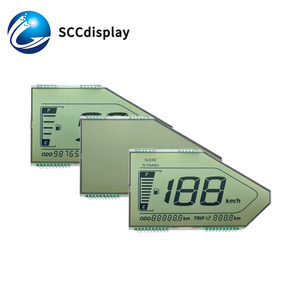 SJXDGW006 a buon mercato segmento LCD modulo Display personalizzato HTN segmento visualizza schermo con 7 segmenti monocromatici ad alta visibilità - Product Image 4
