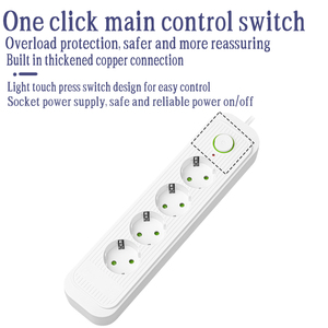 intelligente steckdose, heimbüro-steckdose, kabel-tablett, europäischer standard dedizierte steckdose, multifunktionale steckdose - Product Image 3