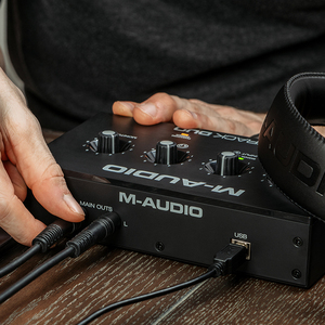 M-AUDIO m-track DUO kayıt stüdyosu 2 2 Out ses arabirimi profesyonel düzenleme kayıt ses kartı - Product Image 6