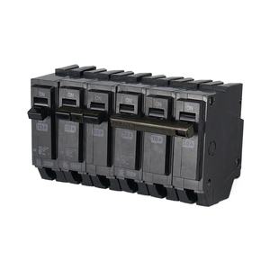 Disyuntor en miniatura MCB tipo enchufe usado con mini disyuntores Negros 1P, 2P, 3P