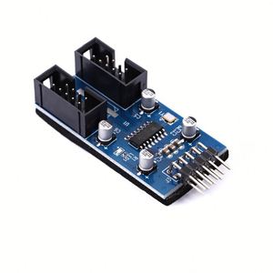 Motherboard USB 9Pin USB 2.0 Buchse Schwarz Schnitts telle Header Splitter 1 bis 2 Verlängerung kabel adapter 9-polige USB HUB-Anschlüsse - Product Image 2