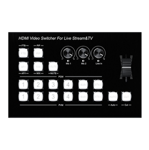 适用于HDMI视频切换器的AOST 1080P 60Hz金属4进2出实时流媒体切换器，带RS232 1080P 60Hz用于HDMI视频 - Product Image 5