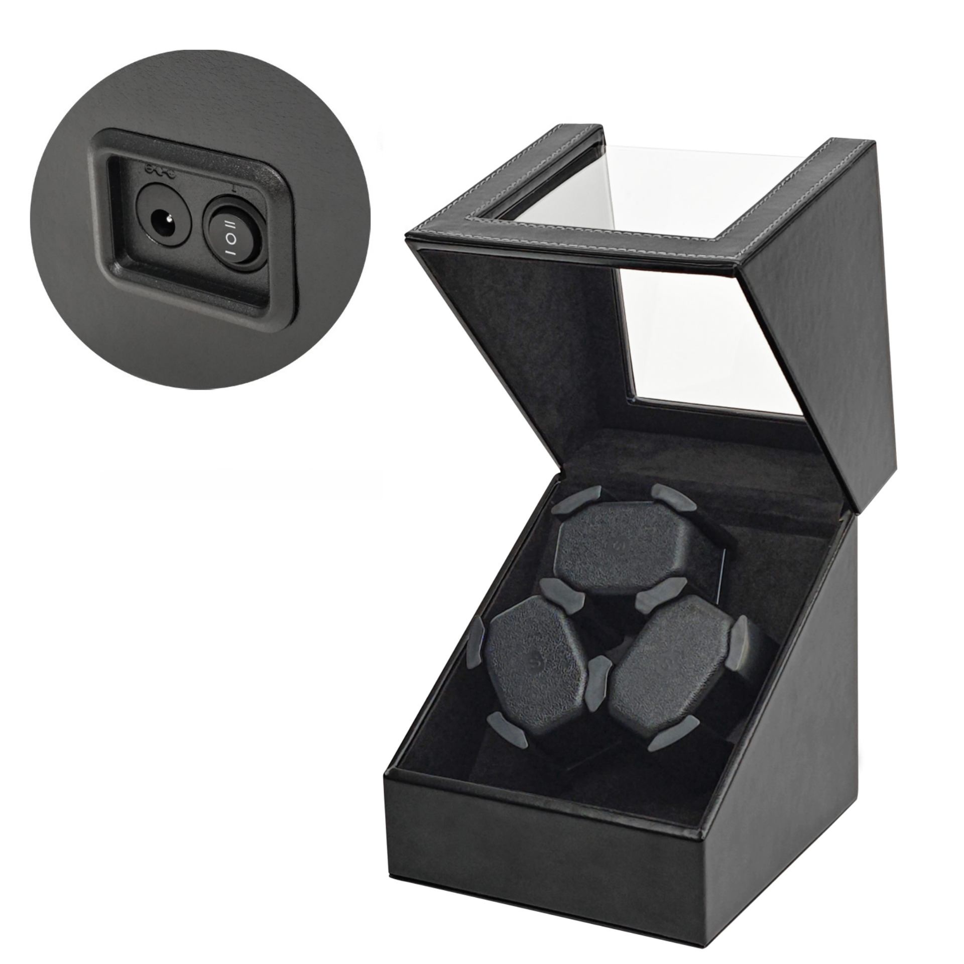 Mode standard noir-Pas d'arrêt automatique, pas de silence actif