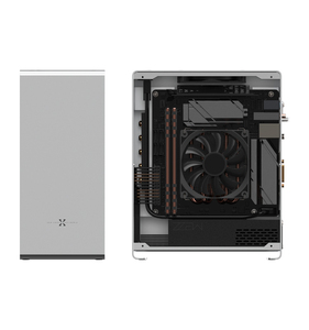 Mini-ITX Micro ITX <strong>PC</strong> <strong>Case</strong> Computer <strong>Case</strong> in Silver Color Full Aluminum Small Gaming <strong>Case</strong> with 3.0 Dual Reverse PCI - Product Image 6