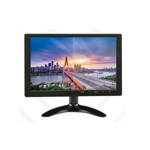 7 8 9 10 10,1 12 12,1 Monitor Lcd de 13,3 pulgadas Full HD Control remoto HDMI VGA AV BNC entrada USB de montaje en pared TFT Monitor de CCTV