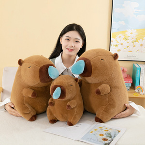 Al Bán Buôn Snotty Capybara Búp Bê Động Vật Fluffy Nâu Capybara Bé Với Snorting Dễ Thương Chất Béo Capybara Đồ Chơi Sang Trọng - Product Image 1