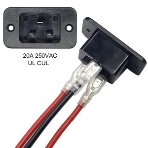 สกรูติดตั้ง IEC C20ซ็อกเก็ตชายซ็อกเก็ตสำหรับ C19ขั้วต่อสายไฟหญิง - Product Image 5
