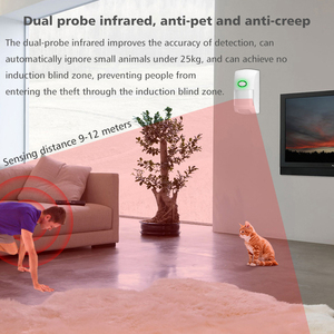 ANGUS WiFi GSM alarma de seguridad para el hogar Kit de 17 piezas sistema de alarma inteligente 433MHz Detector DE SEGURIDAD DE Control remoto para puerta de casa y Monitor - Product Image 2