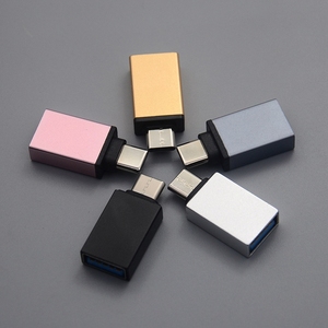 Adaptador USB 3,0 hembra A tipo C macho, convertidor de datos USB A USB C