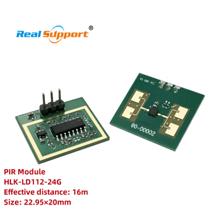 Sensor de radar de onda milimétrica de 24GHz, módulo PIR de detección de movimiento, LD112, bajo consumo de energía y tamaño pequeño