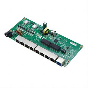 แผงสวิตช์อีเธอร์เน็ตอุตสาหกรรม PCB 100Mbps 9พอร์ตสวิตช์ PoE สำหรับทำงานเกมเครือข่าย2/4/6/8พอร์ตสวิตช์อีเธอร์เน็ต PCB - Product Image 3