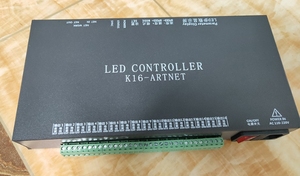K16 Artnet 16 портов программируемый пиксельный светодиодный контроллер для DMX512 WS2812B WS2811 RGB светодиодная лента - Product Image 3