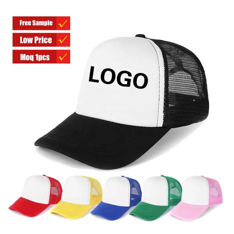 Gorra de béisbol deportiva con Logo personalizado para hombre y mujer, gorro de béisbol de espuma con logotipo personalizado, Snapback, algodón, Unisex