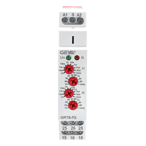 GEYA GRT8-P2-240 AC DC 12V 240V IP40 IP20 Impuls ausgangs zeit relais 1 spdt Zeitrelais Timer-Steuerung mit hoher Qualität - Product Image 5