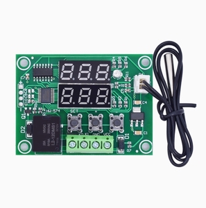 Controlador de temperatura digital de alta precisión, interruptor de doble pantalla para kits de módulos electrónicos, control de precisión 0,1 - Product Image 2