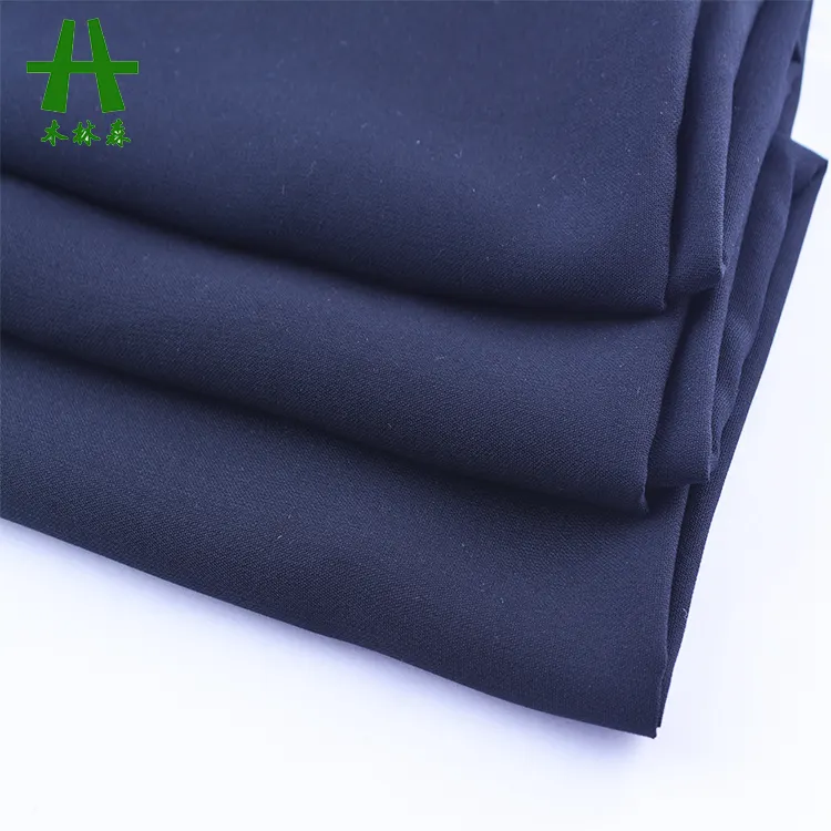 Textile Mulinsen 100% Polyester, produit de qualité supérieure en laine noire, pêche