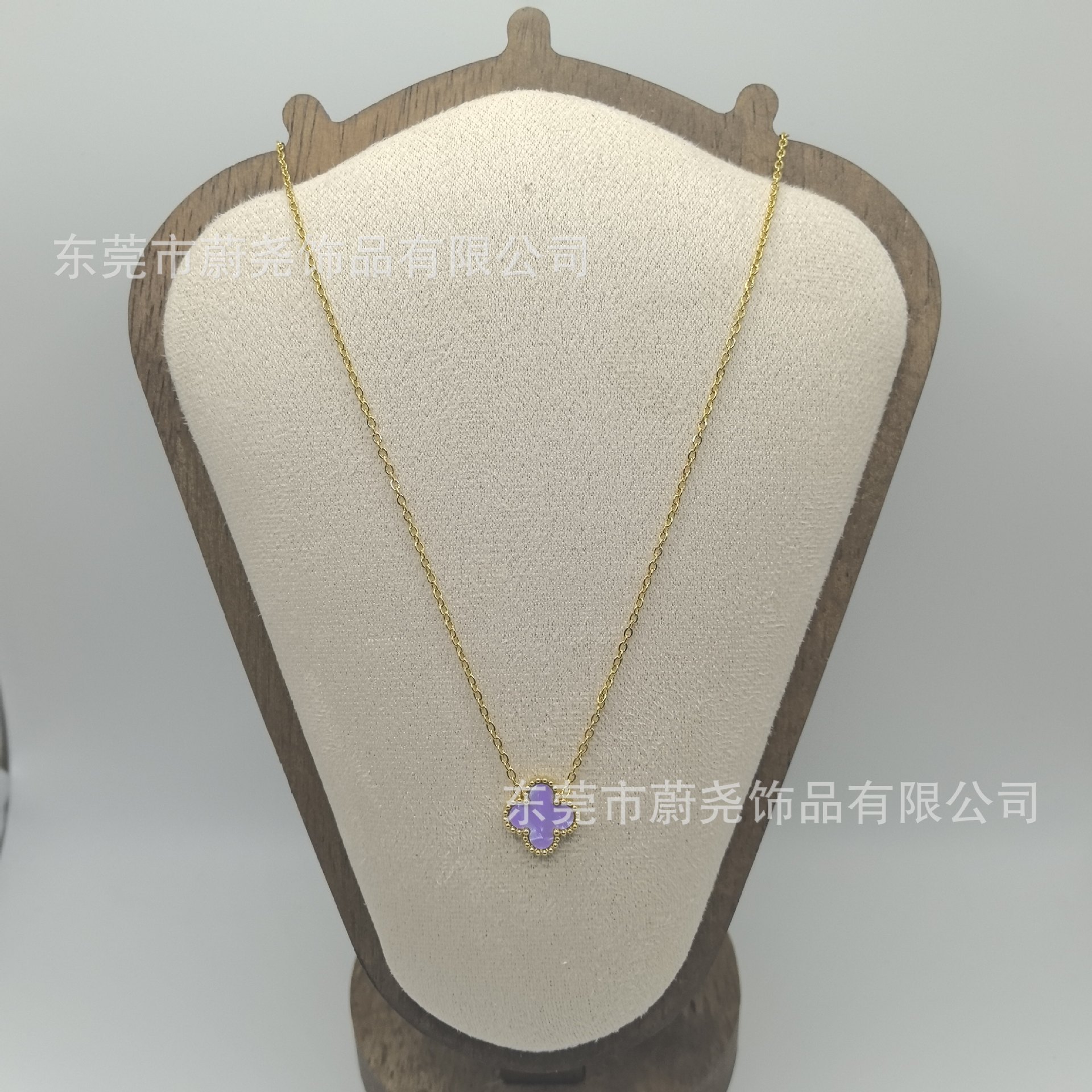 13mm double-sided-colorful light purple