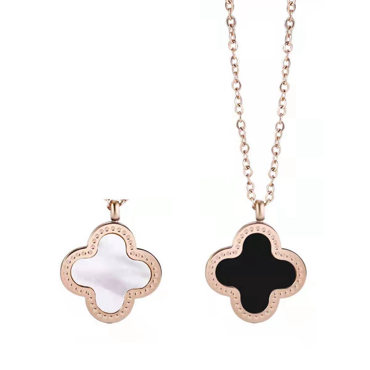 Rose gold black white