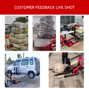 New Condition Electric Forklift Stacker Portable Crank <strong>Arm</strong> Hydraulic Lifting Truck for Logistics <strong>Loading</strong> Unloading Hand-Powered - Product Image 4