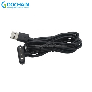 5A快速充电<span class=keywords><strong>USB</strong></span> Pogo引脚电缆，用于iPad磁性连接器电缆5触点Pogo引脚公电缆用于电气设备