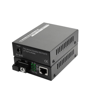 Ethernet fibra canale interruttore Media Converter Video fibra ottica ricetrasmettitore trasmettitore e ricevitore IP/TCP tipo di rete
