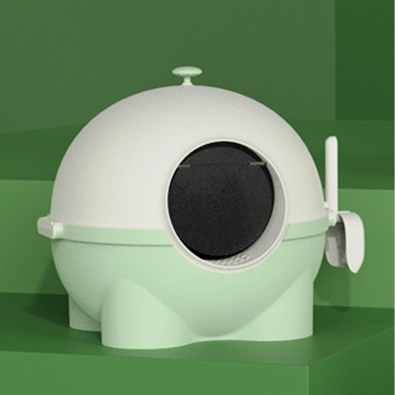 Planète chat vert clair