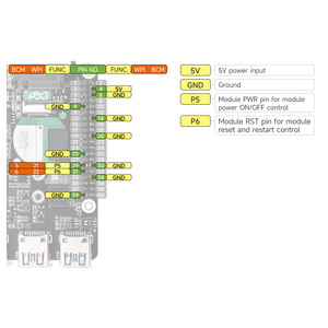 PCIe zu M.2 4G 5G und USB 3.2 HAT für Raspberry Pi Adapter Board werden mit 5G-4IN1-PCB Antenna High-Speed Development Board geliefert - Product Image 6